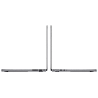 Ноутбук Apple MacBook Pro 14 2023 33024×1964, Apple M3 Pro, RAM 8 ГБ, SSD 512 ГБ, 10 core GPU, macOS, MTL73, Space gray, серый космос