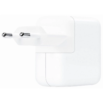 Адаптер питания Apple USB-C Power Adapter мощностью 30Вт/ 30W (MY1W2), White, белый