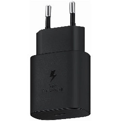 Сетевое зарядное устройство Samsung 25W Type-C, Black, черный