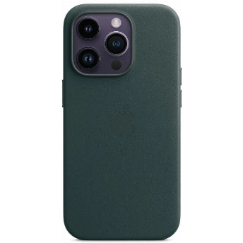 Чехол Apple iPhone 14 Pro Leather Case, Green, зеленый