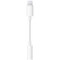 Адаптер Apple Lightning - mini jack 3.5 (MMX62ZM/A), White, белый