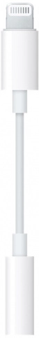 Адаптер Apple Lightning - mini jack 3.5 (MMX62ZM/A), White, белый