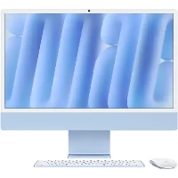 Моноблок Apple iMac 24, Z1E5000CT, M4, 8C CPU/8C GPU, 16/1024GB, Blue, Синий