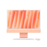 Моноблок Apple iMac 24" (Z1EV000TJ), M4 (10C CPU, 10C GPU), 16/1024Gb SSD, Orange, Оранжевый