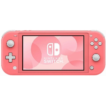 Игровая приставка Nintendo Switch Lite 32 ГБ HDD, без игр, Coral, коралловый