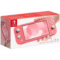 Игровая приставка Nintendo Switch Lite 32 ГБ HDD, без игр, Coral, коралловый