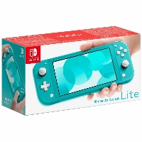 Игровая приставка Nintendo Switch Lite 32 ГБ HDD, без игр, Teal, бюрюзовый 