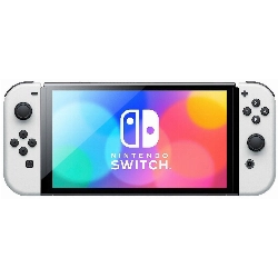 Игровая приставка Nintendo Switch (OLED model), White, белый