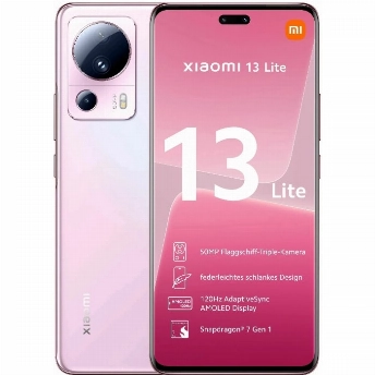 Смартфон Xiaomi 13 Lite 8/128 ГБ, Pink, розовый