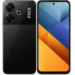 Смартфон Xiaomi Poco M6 4G 6/128, Black, черный