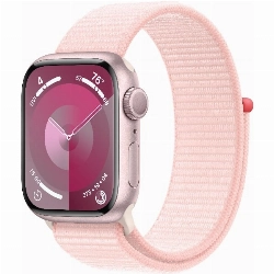 Apple Watch Series 9 41mm Aluminum Case with Sport Loop, нежно-, Pink, розовый