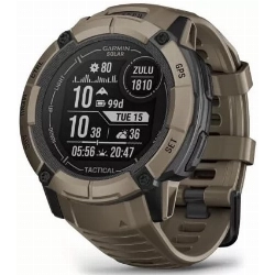 Смарт-часы Garmin Instinct 2X Solar Tactical Edition, Brown, коричневый