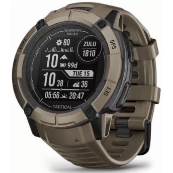Смарт-часы Garmin Instinct 2X Solar Tactical Edition, Brown, коричневый