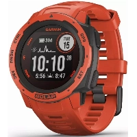 Смарт-часы Garmin Instinct 2X Solar, Red, красный