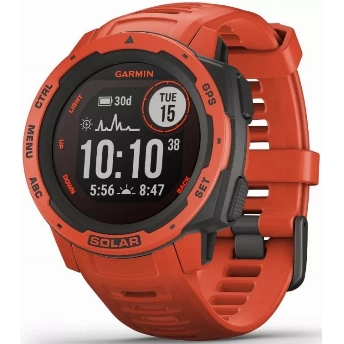Смарт-часы Garmin Instinct 2X Solar, Red, красный