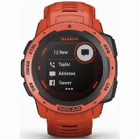 Смарт-часы Garmin Instinct 2X Solar, Red, красный