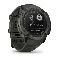 Смарт-часы Garmin Instinct 2X Solar,  (010-02805-05), Dark green, темно-зеленый