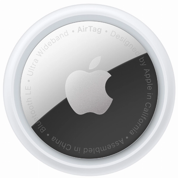 Трекер Apple AirTag белый/ 1 шт. (MX532), Silver, серебристый 