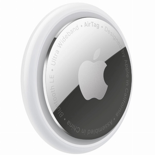 Трекер Apple AirTag белый/ 1 шт. (MX532), Silver, серебристый 