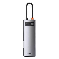 Хаб Baseus Metal Gleam Series 8-in-1 Multifunctional Type-C