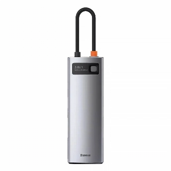 Хаб Baseus Metal Gleam Series 8-in-1 Multifunctional Type-C