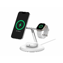 Belkin Boost Charge Pro 3in1 Wireless Charger with Qi2 15W White