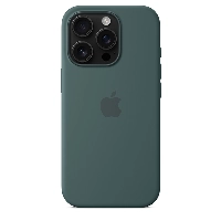 Чехол Iphone 16 Pro Max Silicone Case Lake Green, темно-зеленый