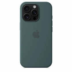 Чехол Iphone 16 Pro Max Silicone Case Lake Green, темно-зеленый