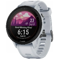 Умные часы Garmin Forerunner 955 Solar Whitestone, белый