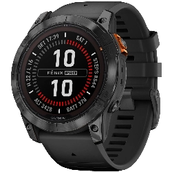 Умные часы Garmin Fenix 7 Pro Sapphire Solar Carbon Gray