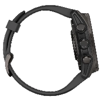 Умные часы Garmin Fenix 8, 43mm Amoled Sapphire Carbon Gray with Black/Pebble Gray Silicone