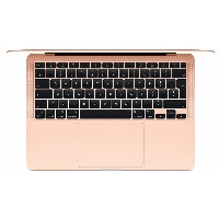 Ноутбук Apple Macbook Air 13 M1 MGN63 8/256 ГБ, 8 core CPU, 7 core GPU, Gold, золотой