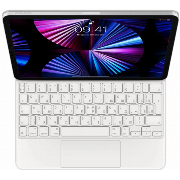 Клавиатура Apple Magic Keyboard для iPad Pro 11, (MJQJ3), White