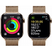 Умные часы Apple Watch Series 10 42 мм, Titanium Case Cellular, Milanese Loop, Gold