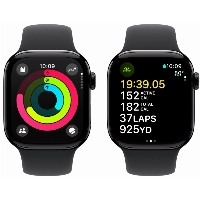 Умные часы Apple Watch Series 10 42 мм, M/L 140-245 мм, Aluminium Case GPS, Jet Black