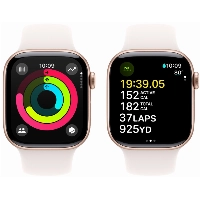 Умные часы Apple Watch Series 10 42 мм, M/L 140-245 мм, Aluminium Case GPS, Rose Gold