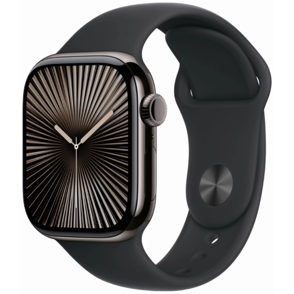 Умные часы Apple Watch Series 10 42 мм, M/L 140-245 мм, Titanium Case GPS+Cellular, Black