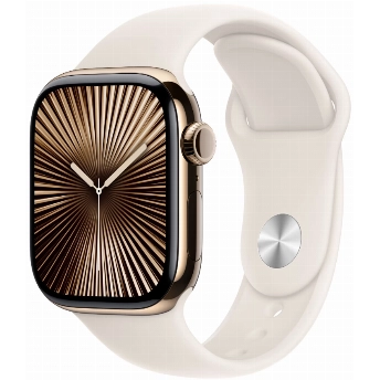 Умные часы Apple Watch Series 10 46 мм, M/L 140-245 мм, Titanium Case GPS+Cellular, Gold