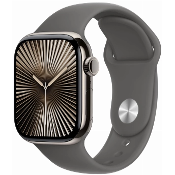 Умные часы Apple Watch Series 10 42 мм, S/M 130-200 мм, Titanium Case GPS+Cellular, Gray