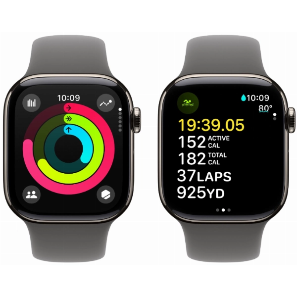 Умные часы Apple Watch Series 10 42 мм, M/L 140-245 мм, Titanium Case GPS+Cellular, Gray