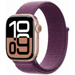 Умные часы Apple Watch Series 10 42 мм, Aluminium Case GPS, Sport Loop, Rose Gold