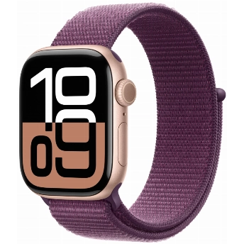 Умные часы Apple Watch Series 10 46 мм, Aluminium Case GPS, Sport Loop, Rose Gold