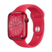 Умные часы Apple Watch Series 8 45 мм, M/L 160-210 мм, Aluminium Case with Sport Band, Red