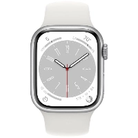 Умные часы Apple Watch Series 8 45 мм, M/L 160-210 мм, Aluminium Case with Sport Band, Silver