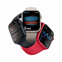 Умные часы Apple Watch Series 8 45 мм, M/L 160-210 мм, Aluminium Case with Sport Band, Silver