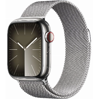 Умные часы Apple Watch Series 9 41 мм, Aluminium Case with Milanese Loop, Silver