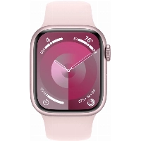 Умные часы Apple Watch Series 9 41 мм, S/M 130-180 мм, Aluminium Case with Sport Band, Pink