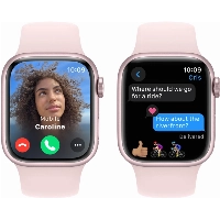 Умные часы Apple Watch Series 9 41 мм, S/M 130-180 мм, Aluminium Case with Sport Band, Pink