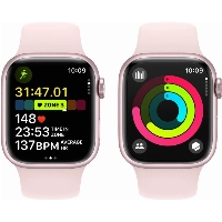 Умные часы Apple Watch Series 9 41 мм, S/M 130-180 мм, Aluminium Case with Sport Band, Pink