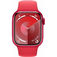 Умные часы Apple Watch Series 9 45 мм, S/M 130-180 мм, Aluminium Case with Sport Band, Red